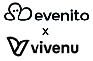 vivenu - evenito partnership logo small